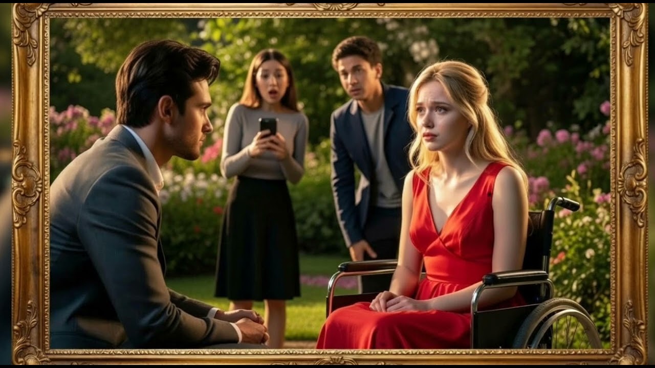 They Set Up the Wheelchair Girl on a Fake Blind Date With the CEO-his action left them in tears
