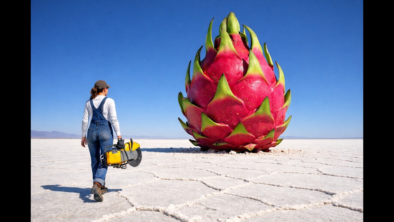 I Built a Secret Luxury Mansion Inside a 50-Foot Fruit! 🍓🤯 #viral #diy #homerenovation #trending