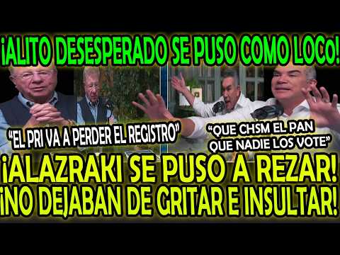 ALITO SE DERRUMBA CON ALAZRAKI SE PONE COMO L0C0! NO DEJABA DE GRIT4R E INSVLTAR! "QUE CHSM EL PAN"