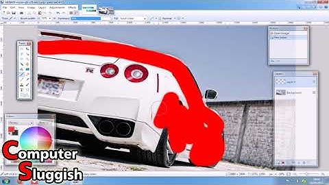 Paint.net Cutting Out Image Using Paintbrush! #9