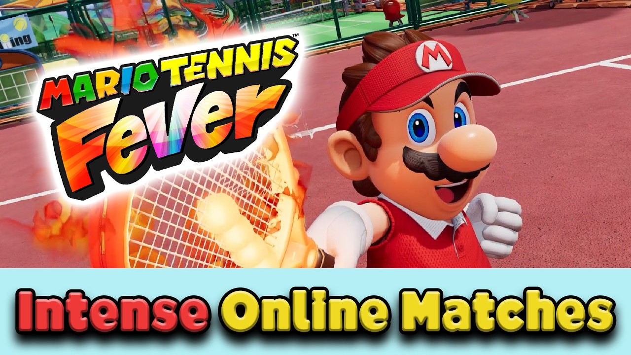 Mario Tennis Fever Online — это невероятно напряжённая игра!