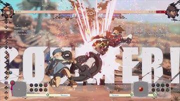 Guilty Gear Strive May 5frame punish into a safe jump