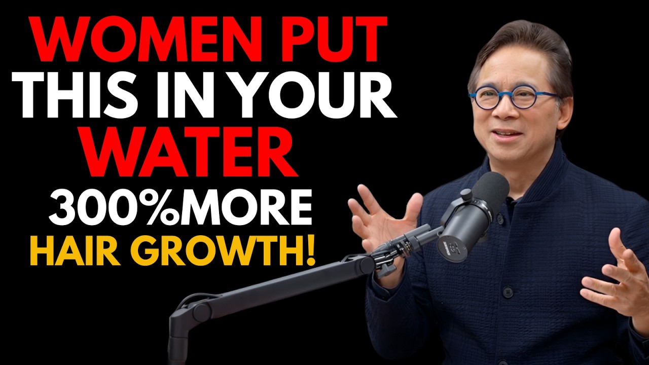 Women 50+  Add This to Water to Stop Hair Loss Fast |  Dr. William Li
