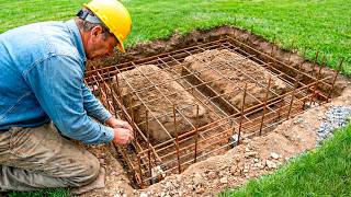Man Builds INCREDIBLE MINI STONE HOUSE with Mini Rocks