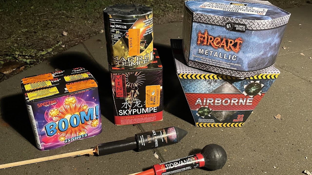 Fyrværkeri Test Meget Sent