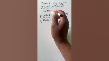 Powers and exponents