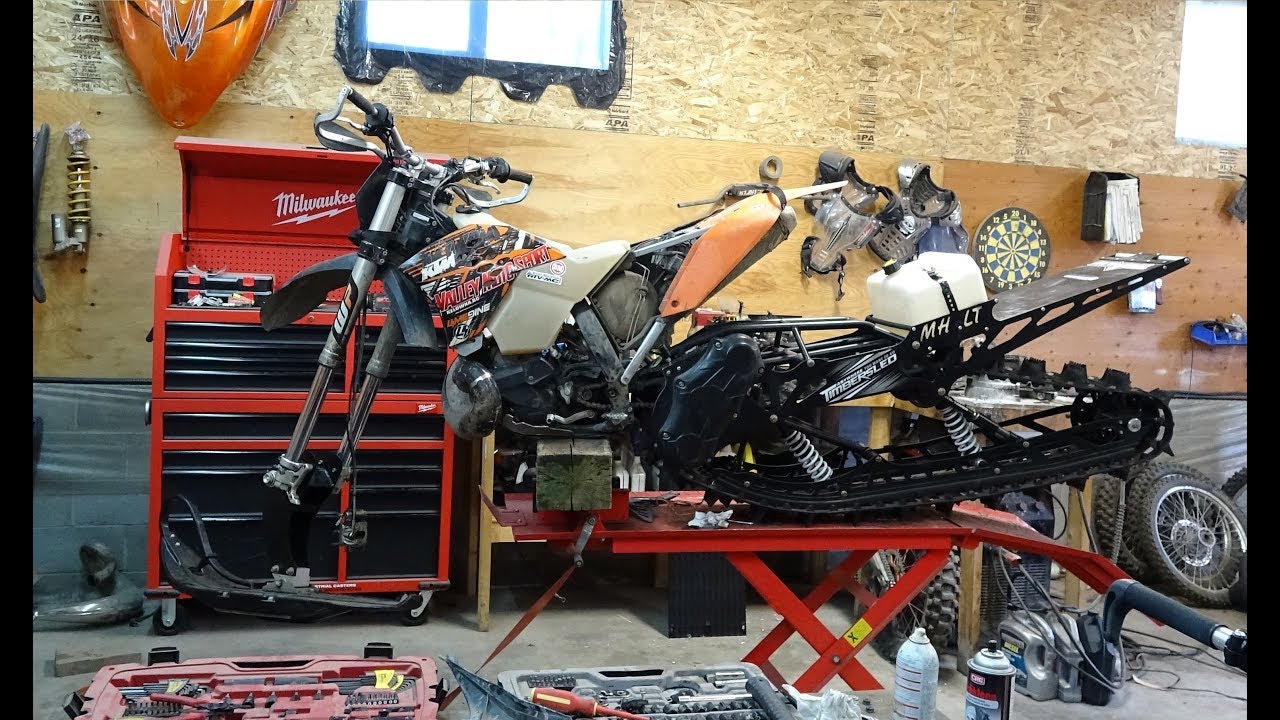 Timbersled Install on KTM 300 2 stroke | Part 1 | Nov 10 2019