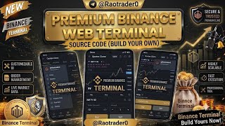 Binance Terminal Clone Source Code 2026 | Custom Crypto Trading App Script