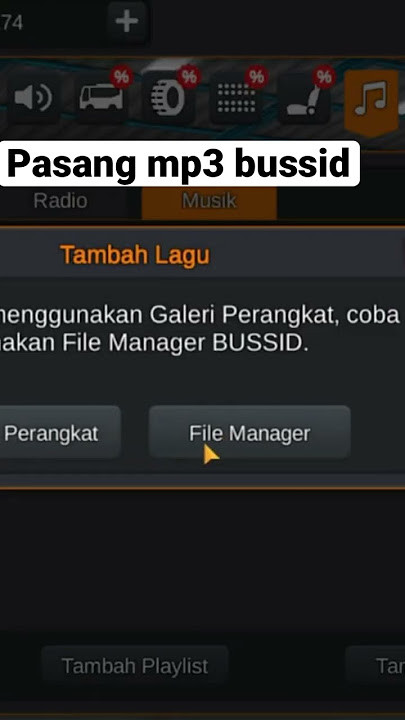 Cara pasang mp3 di bussid
