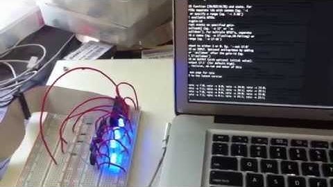 Raspberry Pi led with rpio