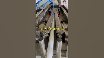 Shirinkable corrugated pipe machine running by Fullwin Machinery8613165068093 corrugatedpipemachine