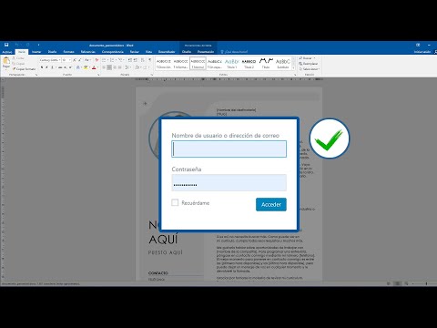 Vídeo: Com Posar Una Contrasenya En Un Document De Word