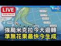 【LIVE】強颱米克拉今大迴轉  準無花果最快今生成