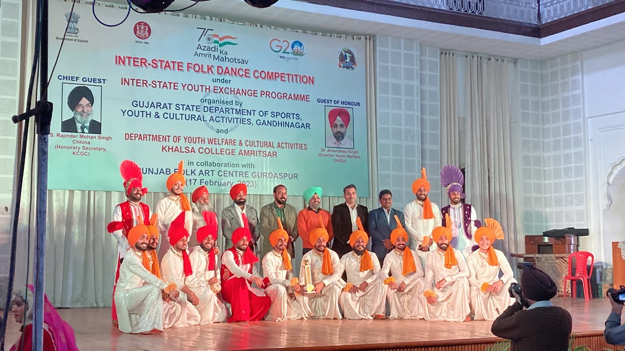 1🏆Jhumar | book fare | Khalsa college Amritsar | Bhangra | purepanjabi 