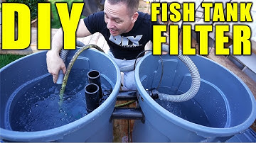 LARGE cheap and easy DIY fish tank filter - AQUARIUM GALLERY UPDATE - The king of DIY