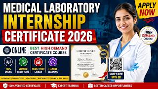 Medical Laboratory Internship Certificate 2026 | Online Best High Demand Certificate Course