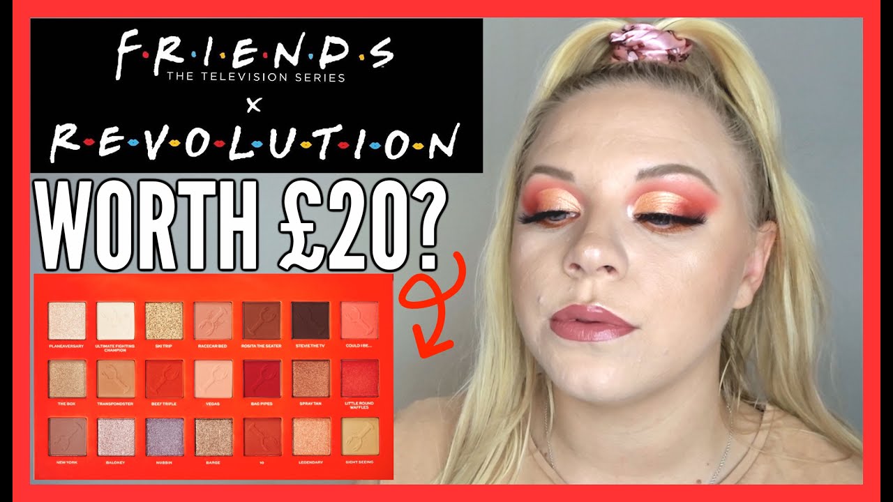 FRIENDS X REVOLUTION HE'S HER LOBSTER EYESHADOW PALETTE 🦞| makeupwithalixkate