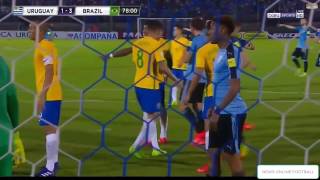 Uruguay vs Brazil 1-4 - All Goals HD Highlights Spanish - Football World Cup Qualifying 23 Mar 2017