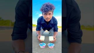 $17 Ice Vanilla Vs $19 white cream unboxing 😋 ice cream testing