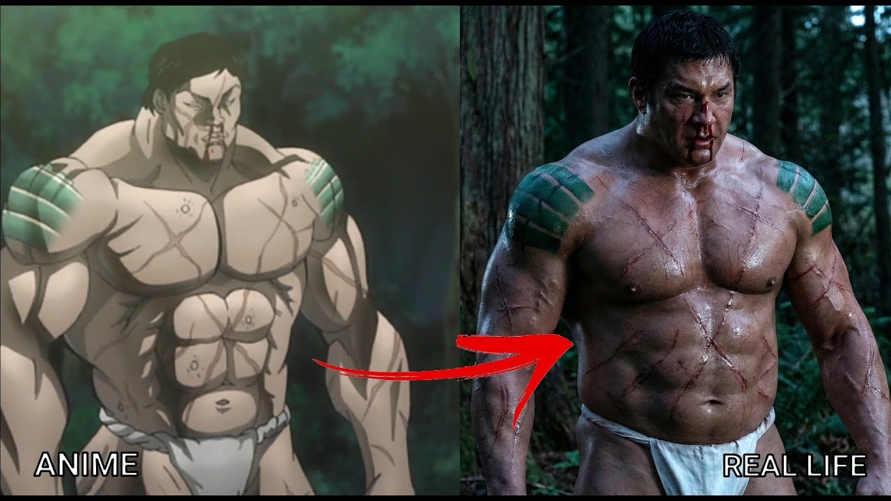 What if : Baki anime character was  live action 😱|Baki character reimagined by Ai transformation!