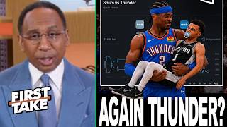 FIRST TAKE | Shai Gilgeous Alexander needs the refs to win - Stephen A. on Spurs vs. Thunder tonight