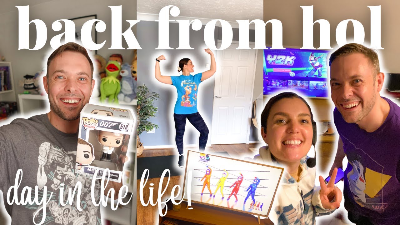 WE'RE BACK FROM THE CRUISE! Online Zumba, Video Games & Pop Vinyl Collection! Day In The Life Vlog