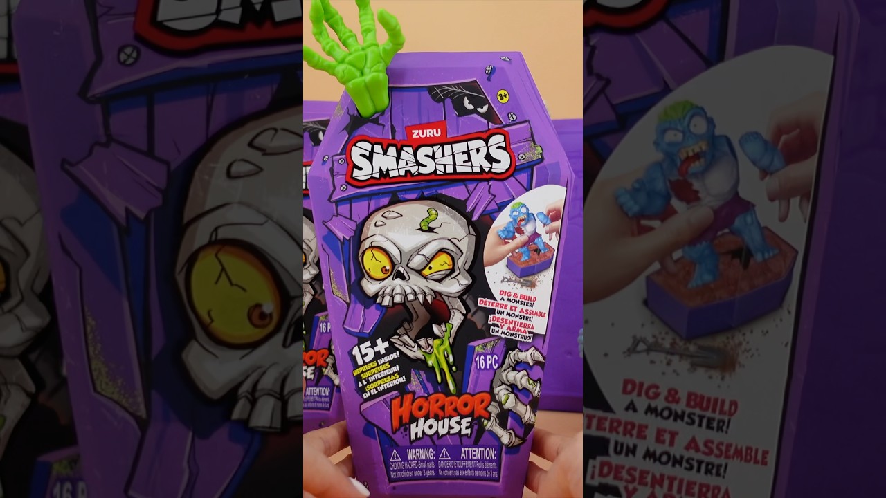 ASMR Unboxing • Zuru Smashers Horror House “Slasher” 