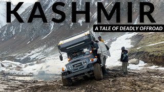 FJ CAMPER ON WAY TO RATTI GALI LAKE IN KASHMIR  EXTREME OFFROAD   VAN LIFE IN NEELUM VALLEY