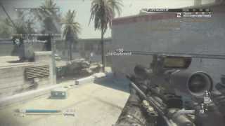 Call of Duty: Ghosts Sniper 9 Killstreak & Quad feed