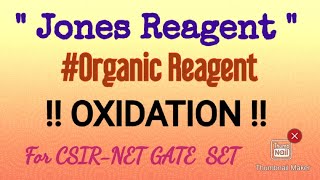 16  Oxidation # Oxidising Agent # Organic Reagent # Jones reagent
