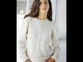 Женские Вязанные Свитера Спицами - 2019 / Women's Knitted Sweater Knitting