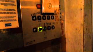 Failed attempt: Old Kone traction freight elevator/lift in Kumpulantie 1,  Itä-Pasila, Helsinki