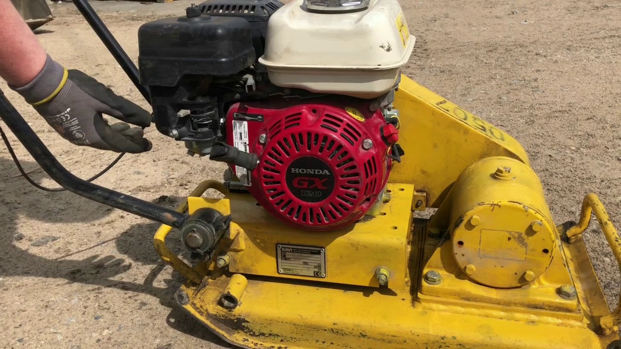 Die Bedienung der Verdichterplatte RAVI RVP16