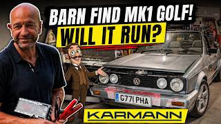 I bought a BARN FIND Mk1 GOLF Cabriolet… WILL it RUN?