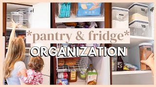 PANTRY &amp; FRIDGE DECLUTTER &amp; DEEP CLEAN | mom life cleaning motivation 2023 + kitchen deep clean