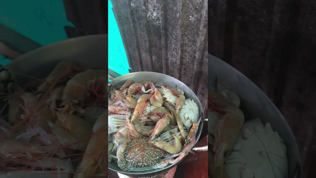 Cooking seafood 