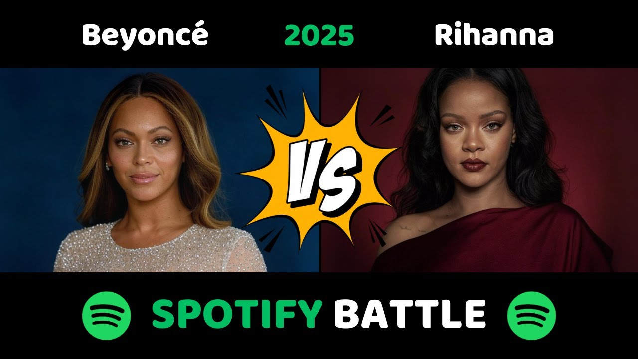 Beyoncé vs Rihanna | TOP 100 Spotify 2025 - YouTube