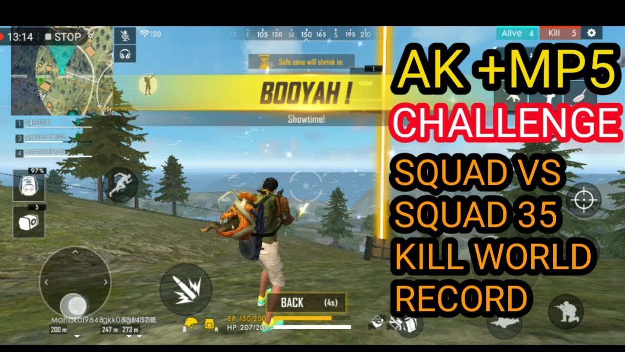 AK+MP5 CHALLENGE 35KILL/WORLD RECORD NO HACK