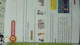 Class I ... E.V.S ... Ch-9:- Our festivals