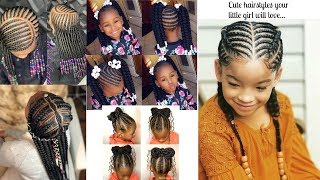 🎀LITTLE GIRLS BRAIDED HAIRSTYLE 🎀| OGC