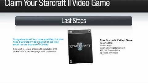 Starcraft II: How and where to get cd key