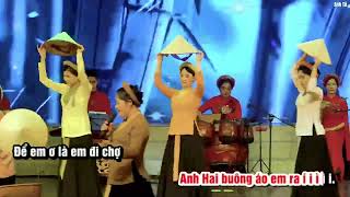 Karaoke Năm Liệu Bảy Lo - Quan Họ Bắc Ninh - Tốp Nữ - Beat Gốc - Anh Tú