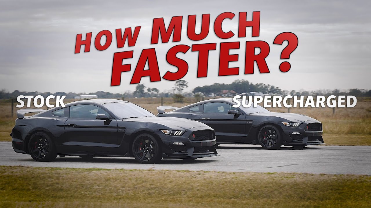 What Difference Does A Supercharger Make? | Stock Vs Modified Gt350R Roll Racing