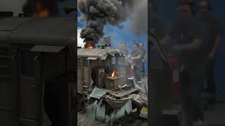 We Blew Up a Miniature Train — No CGI, Practical Effects
