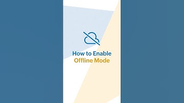 Enable Offline Mode: Boost your efficiency anywhere, anytime!