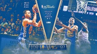 Warriors vs Cavaliers: Game 4 NBA Finals - 06.10.16 Full Highlights(The Golden State Warriors defeated the Cleveland Cavaliers 108-97 in Game 4 of The Finals to take a 3-1 series lead. Stephen Curry led the Warriors with 38 ..., 2016-06-11T04:41:59.000Z)