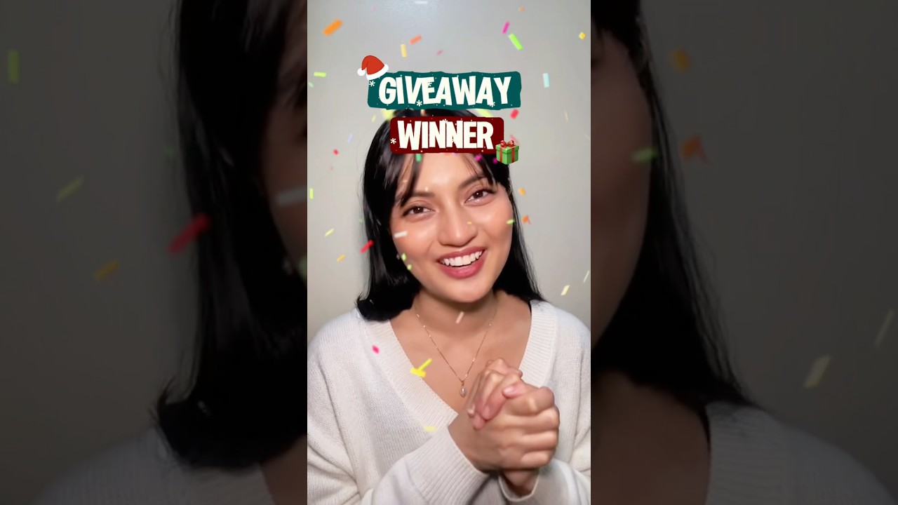 Christmas Giveaway Winner Announcement! 🎉