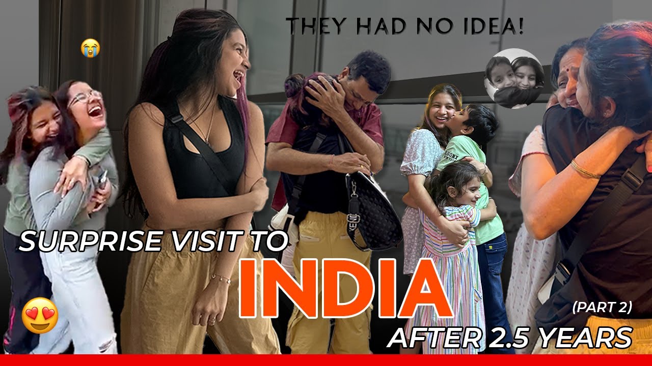 Going HOME🥹 after 3 years ! SURPRISE 🎉 Part 2 - YouTube