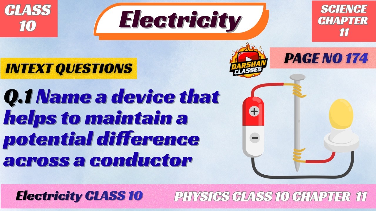 Name A Device That Helps To Maintain A Potential Difference Across A