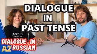 Slow Russian Dialogue For Beginners in Past Tense (with subtitles)